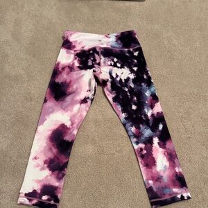 lululemon athletica Pink and Purple Leggings